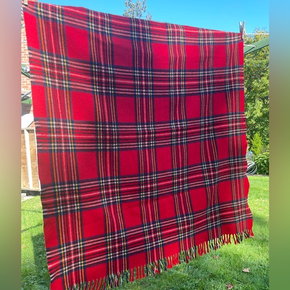 Faribo Other - Faribo Pure Wool Faribault Woolen Mill Co. Tartan Throw with Fringes